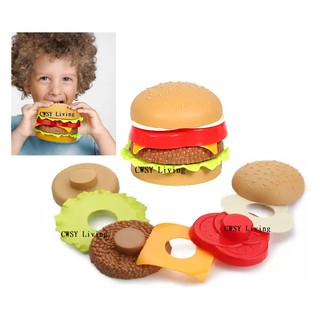 build a burger toy