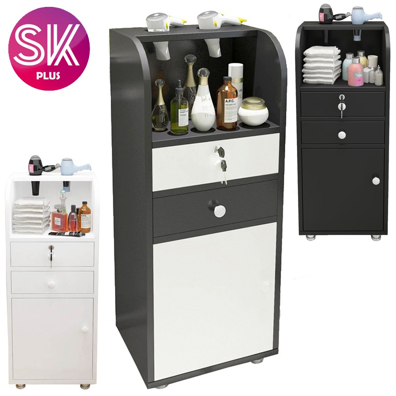 Skplus Cart Cabinet Hair Salon Tool Locker Cabinet Beauty Storage