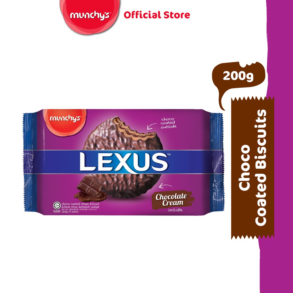 Munchy S Lexus Choco Coated Biscuits 200g