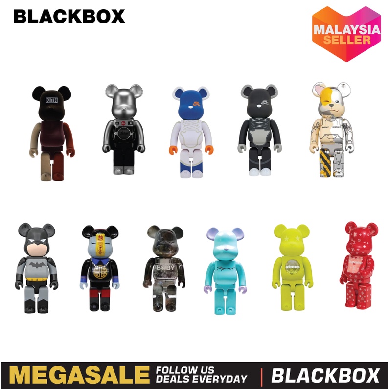 BEARBRICK 400% Bearbrick X Supreme Lacoste B@by JiangShi Nike Kyne Kith ...