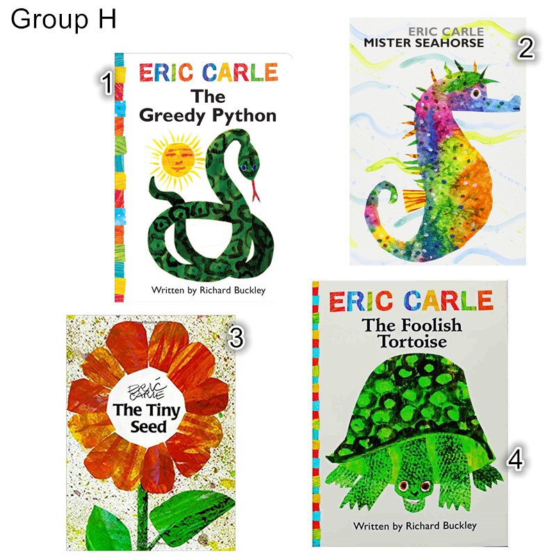 Children Best Preschool Early Learning English Story Book Eric Carle Famous Authors Educational Book Series Shopee Malaysia