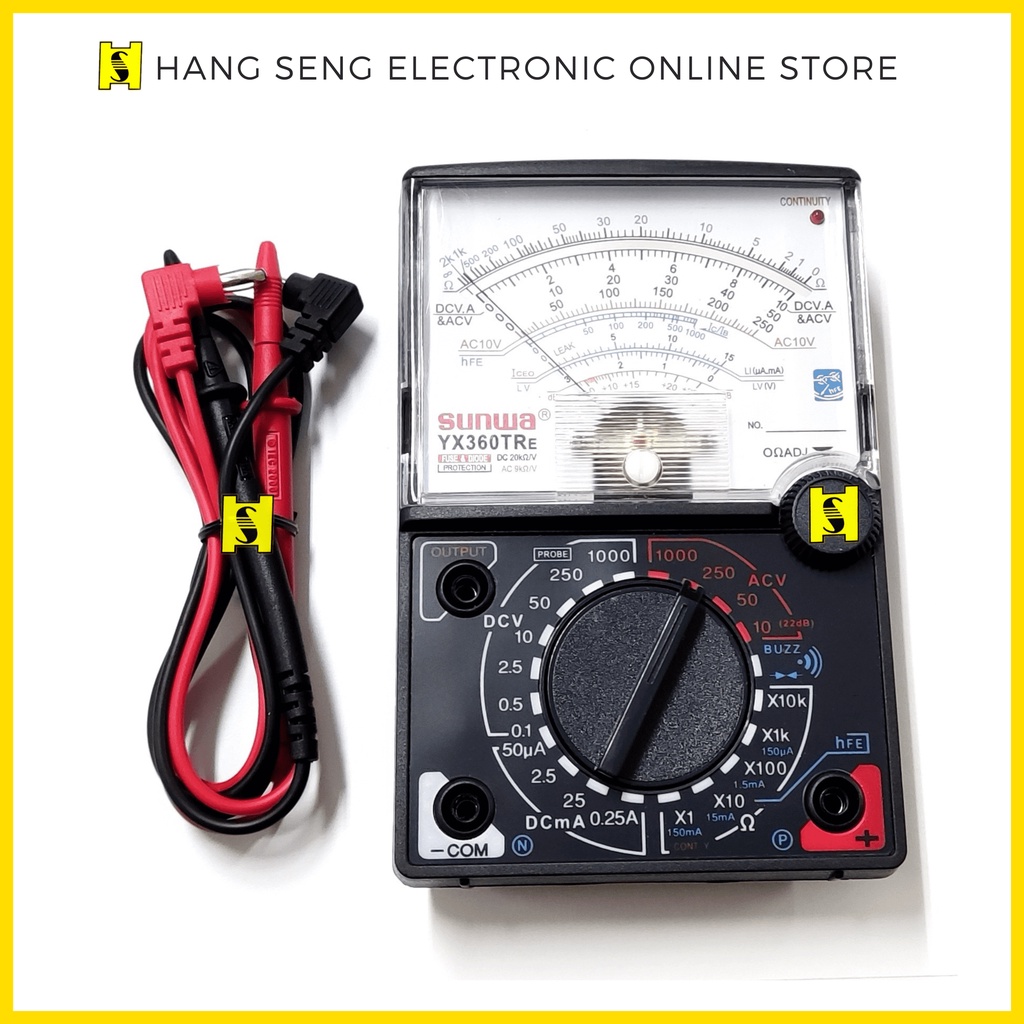 SUNWA YX360TRe ANALOG MULTIMETER (BUZZER) Shopee Malaysia