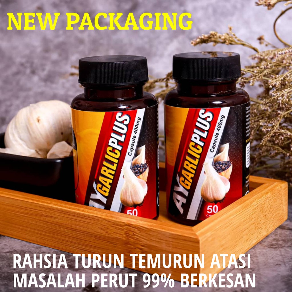 New Packaging Ay Garlic Plus Garlic Booster Pakar Buang Angin Lawas Free Shipping Fast Delivery Shopee Malaysia