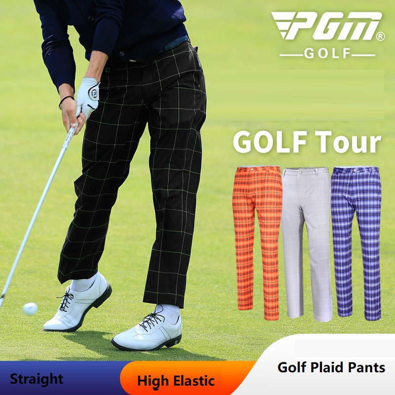 plaid golf pants cheap