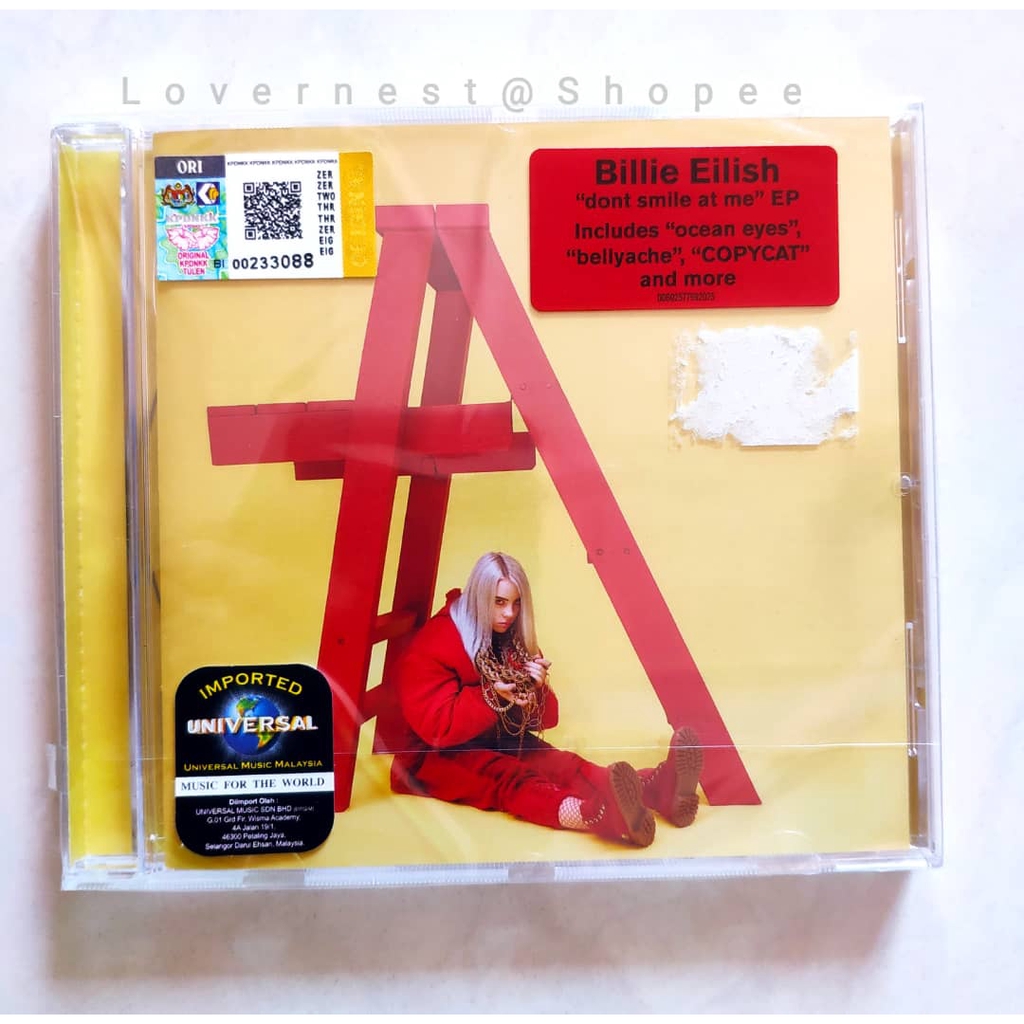 Billie Eilish Don T Smile At Me Ep Cd Album