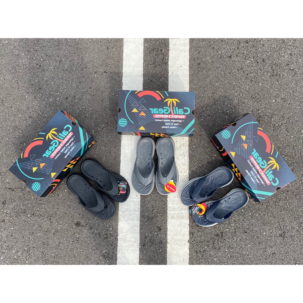  TERBARU  SANDAL  GOGA MAX CALI GEAR MEN SLIPPER LELAKI  