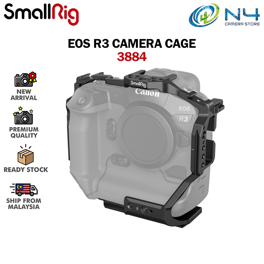SmallRig 3884 Camera Cage for Canon EOS R3 Allinone Full Cage with