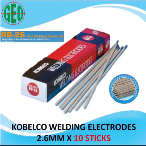 KOBELCO WELDING ELETRODES WELDING ROD RB26 (10 batang / Sticks) Shopee Malaysia
