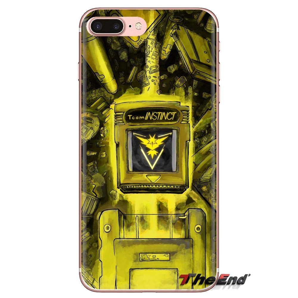 Transparent Tpu Skin Case For Ipod Touch Apple Iphone 4 4s 5 5s Se 5c 6 6s 7 8 X Xr Xs Plus Max Fashion Pokemon Go Team Shopee Malaysia