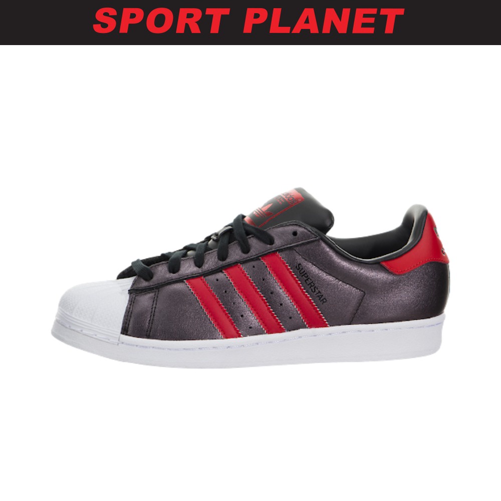 adidas Bunga Unisex Superstar Casual Shoes Black/White/Red (S75874) Sport Planet 8-10 Box) | Shopee Malaysia