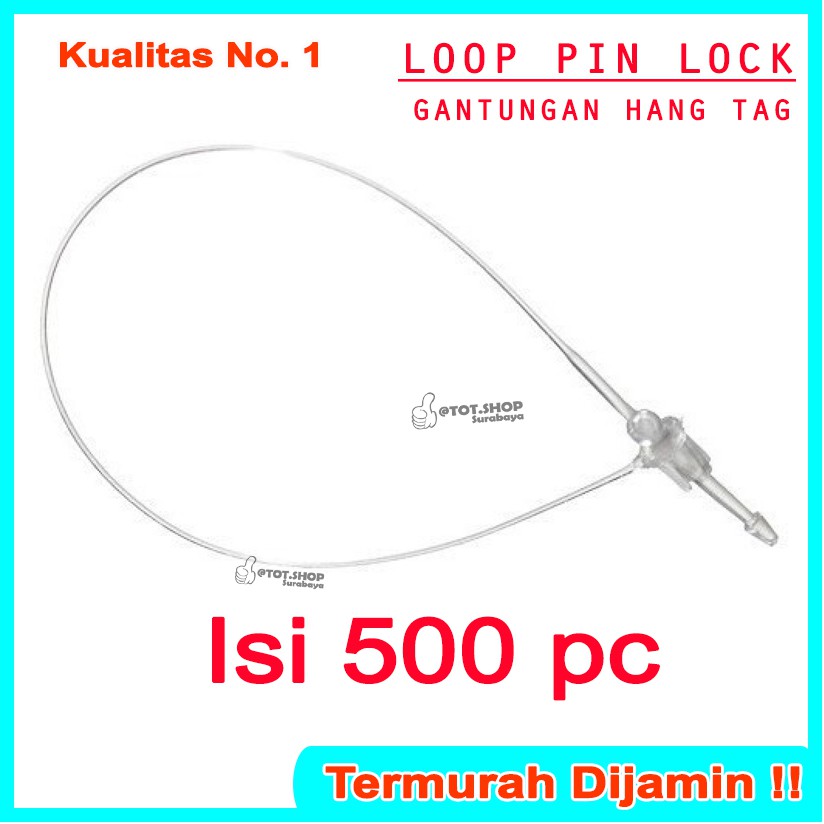 4.5 500Pcs Hang Tag Fasteners Polyester Strings Safety Pin and Barb Easy and Fast to Attach 