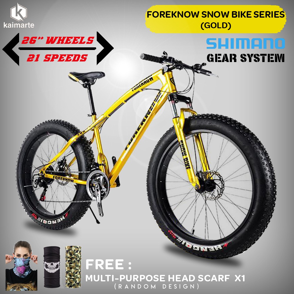 foreknow fat tire bike
