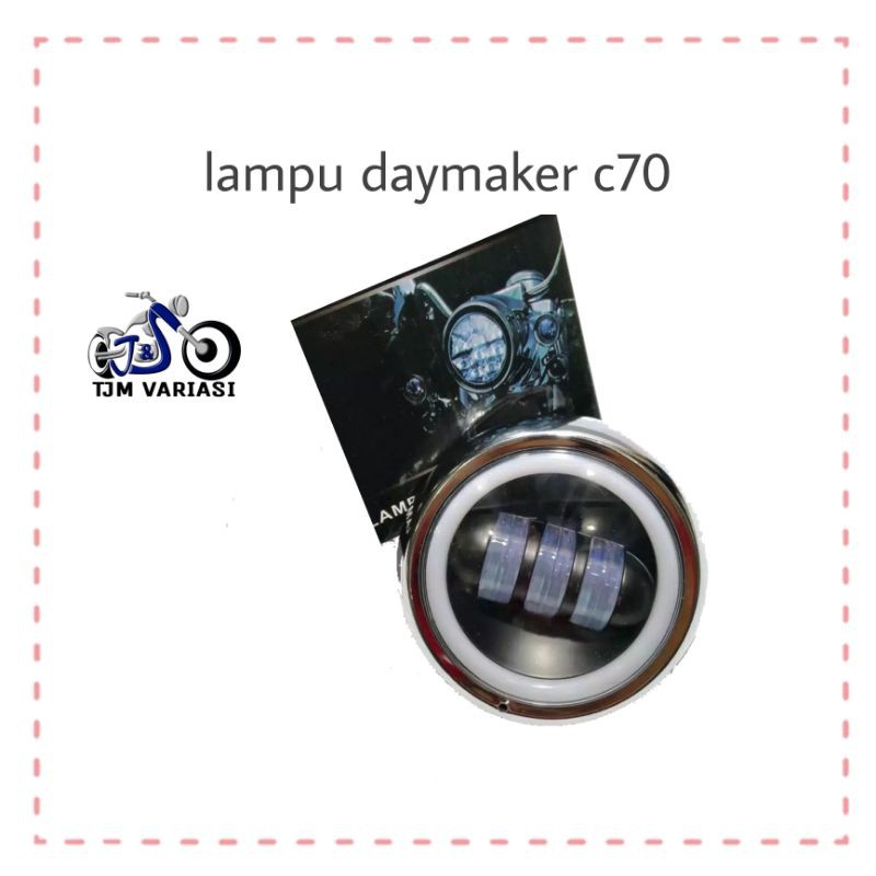 Quality Versatile C70 daymaker angel eyes Reflector Headlights day maker + Motorcycle Premium - Image 2