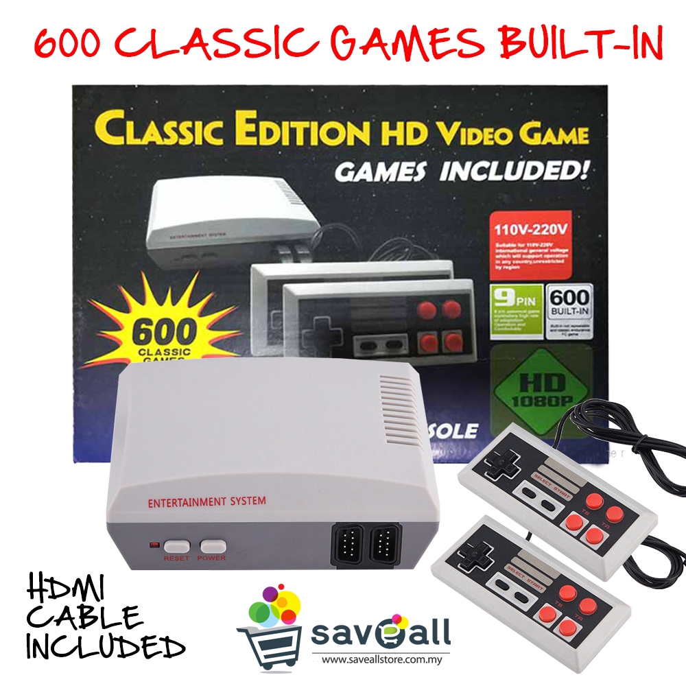 classic edition hd video game 600