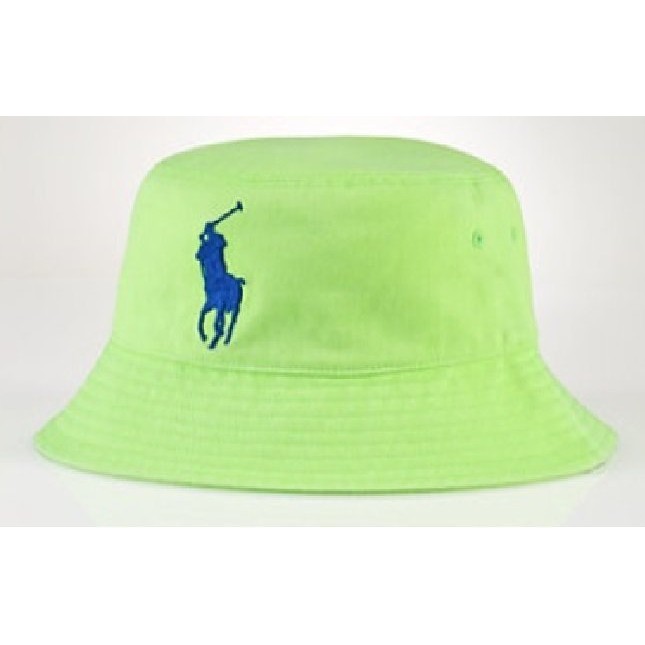 pink and green polo hat