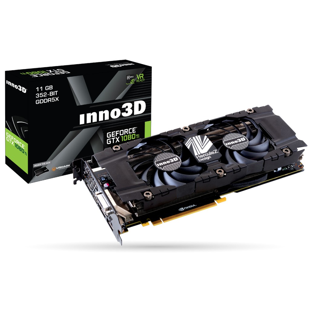 INNO3D 11GB GTX1080TI HERCULEZ DESIGN VR READY GAMING Nvidia GeForce ...
