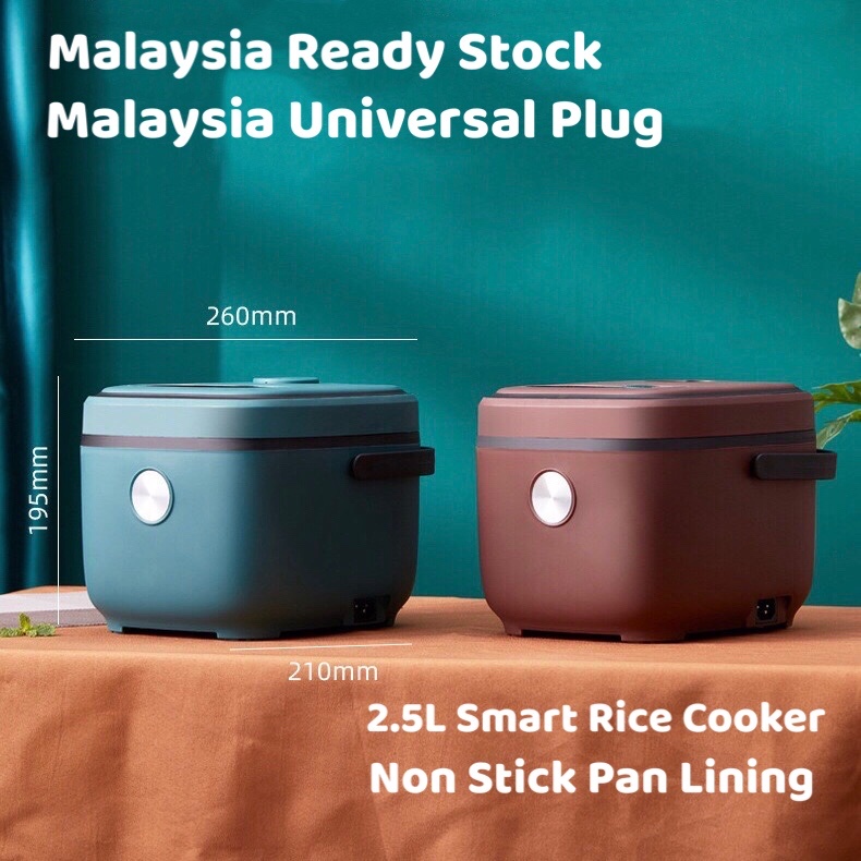 2.3L Rice Cooker Non Stick Malaysia 3 Pin Plug Digital Touchscreen