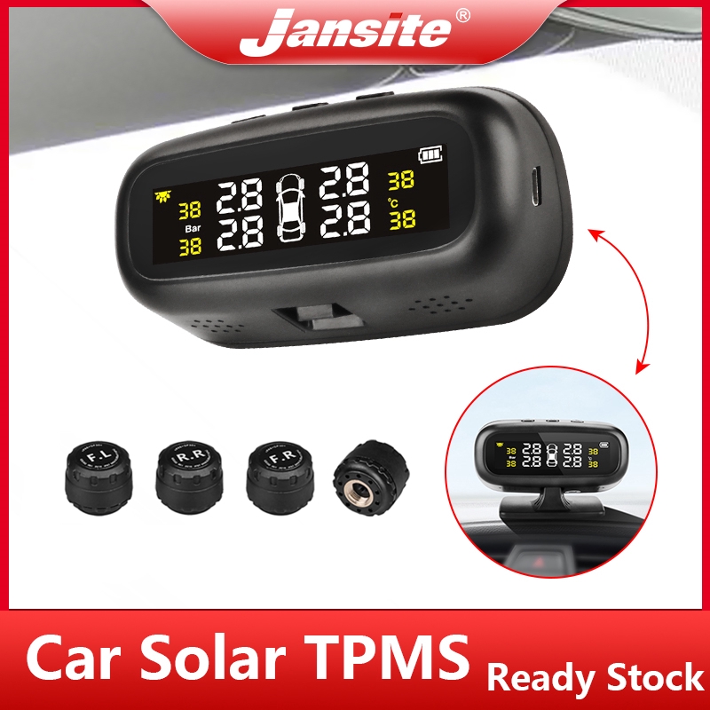 Jansite Solar Tyre Pressure Monitoring System TPMS Tire Air Pressure