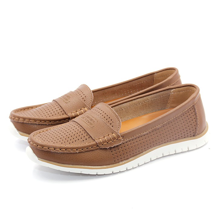 Camel Active Women Khaki Jest Slip Ons Shopee Malaysia