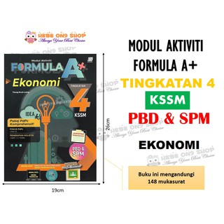 Modul Aktiviti Formula A+ Tingkatan 4 KSSM 2020 PBD & SPM 