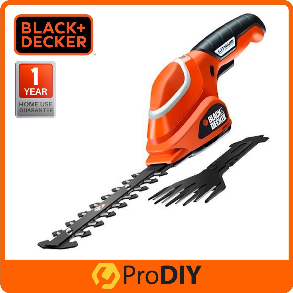 BLACK & DECKER GSL700 7V Liion Cordless Shrub & Grass Shear Combo Kit