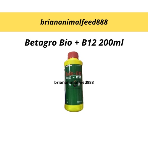 Betagro Bio + B12 (Vitamin for birds & Chickens) 200ml Shopee Malaysia