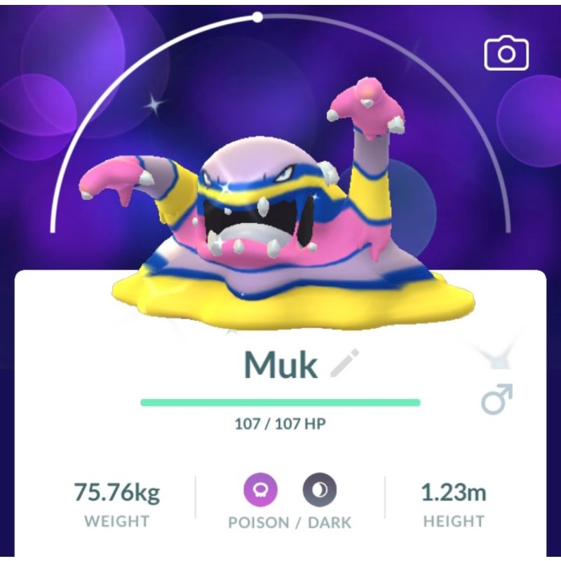 Pokemon Go Shiny Alolan Muk pokemon trade service Shopee Malaysia