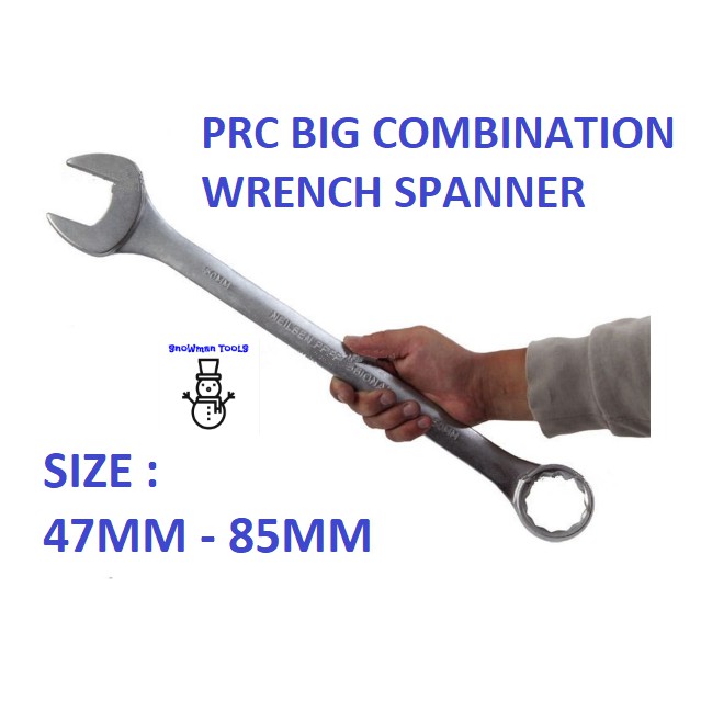 PRC BIG COMBINATION WRENCH SPANNER 47MM85MM HEAVY DUTY RANGE SIZE HUGE