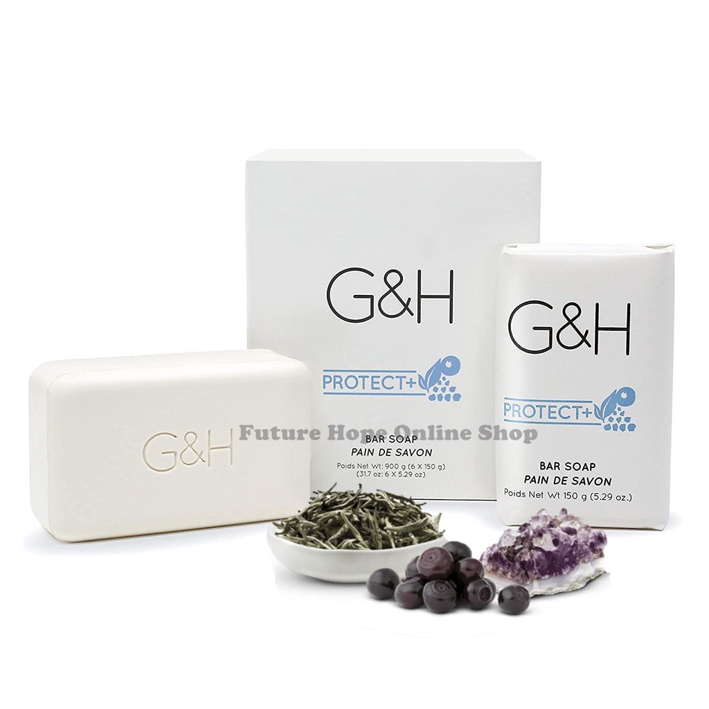 Amway G&H G H PROTECT+ Bar Soap - 150g x 6 paper wrap with water stain ...