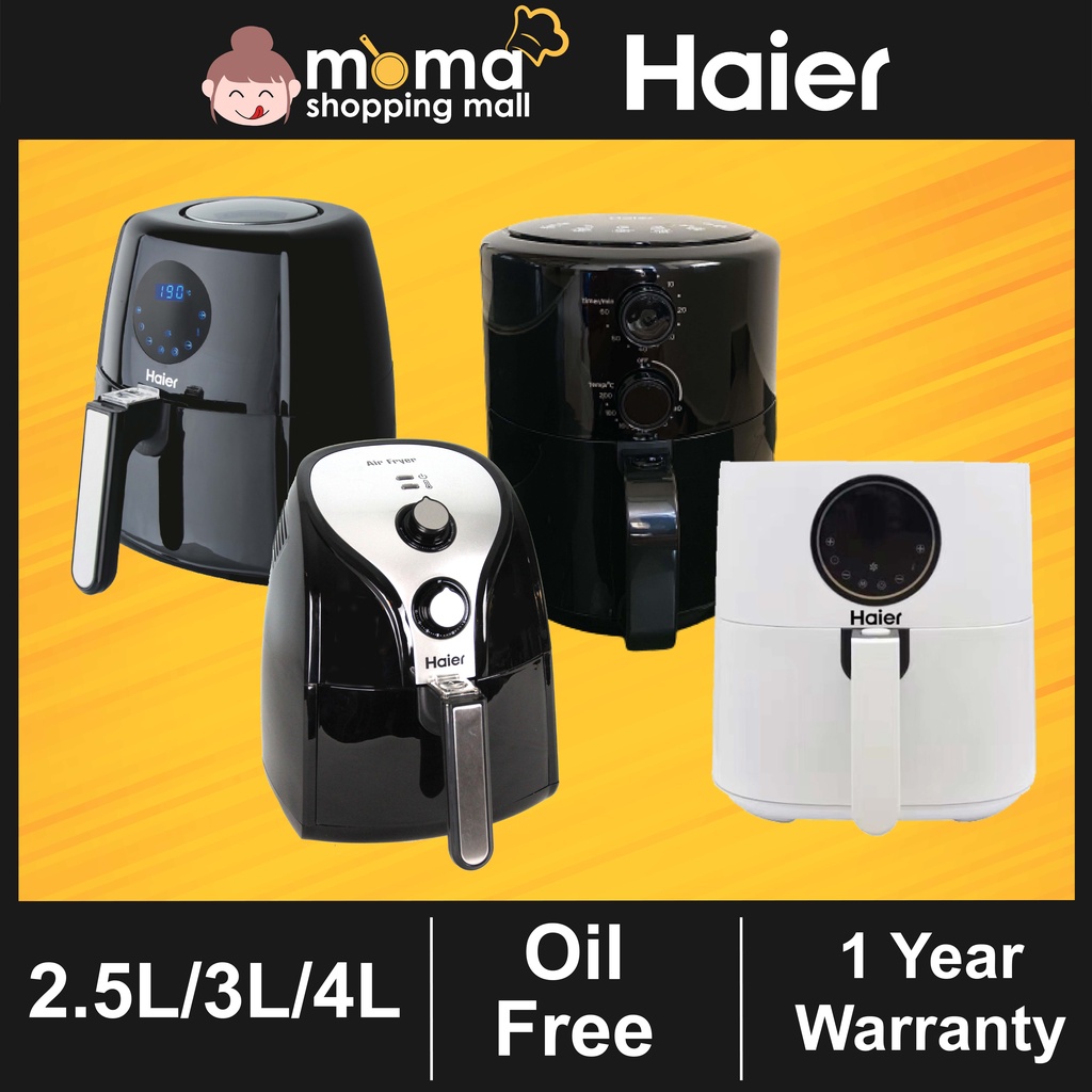 Haier Air Fryer Analog / Digital (Fry, Roast, Grill & Bake) 2.5L / 3L / 5L