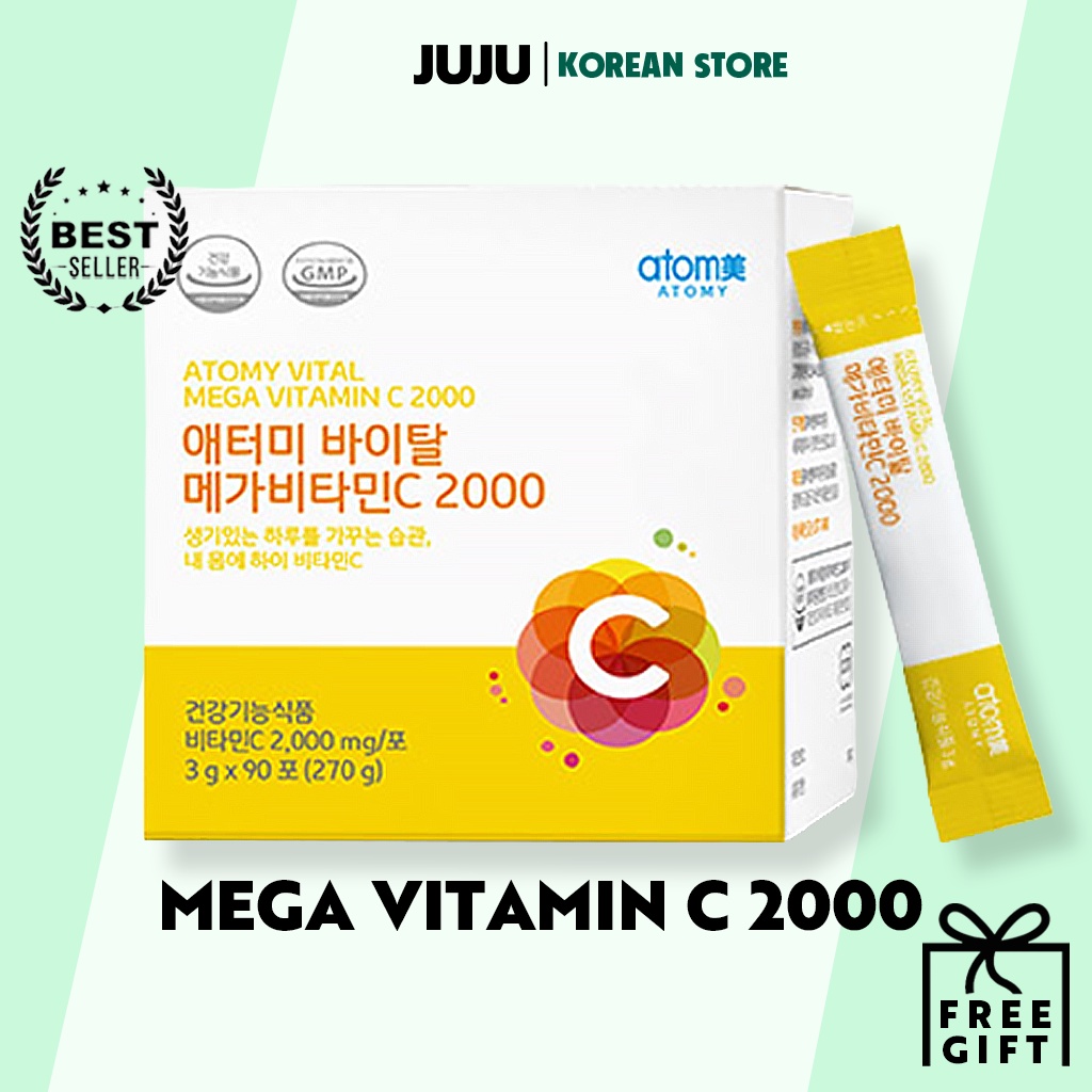 ATOMY / Vital Mega Vitamin C 2000 / 3g x 90stiks (270g) Shopee Malaysia