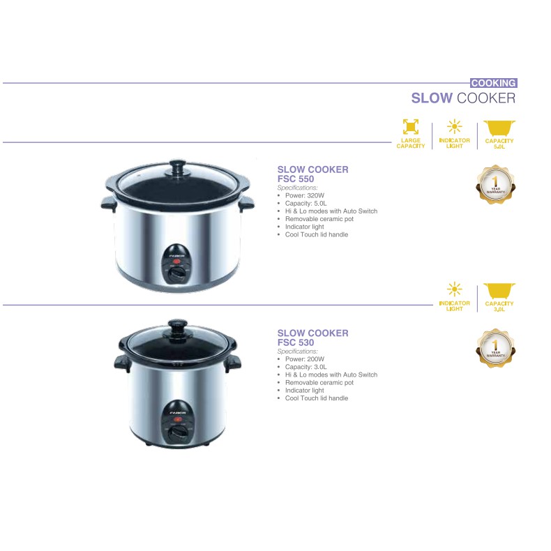 FABER Slow Cooker FSC530 WOWSHOP