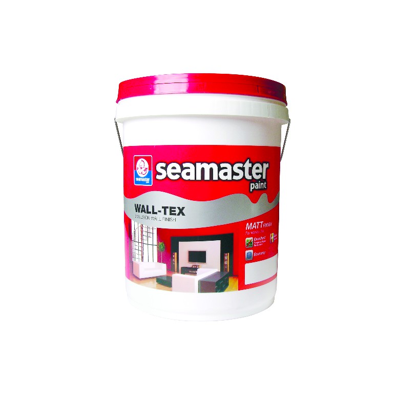 Seamaster Wall-Tex Emulsion Paint (Interior Wall Surface) 7 Litre ...