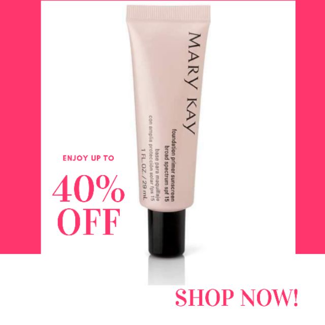 Mary kay foundation primer sunscreen spf 15 medium protection что это