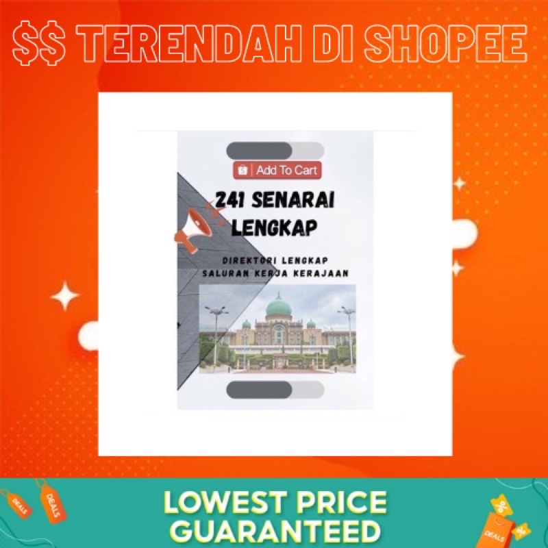 Senarai Lengkap 241 Agensi Kerajaan Paling Murah Di Shopee Shopee Malaysia