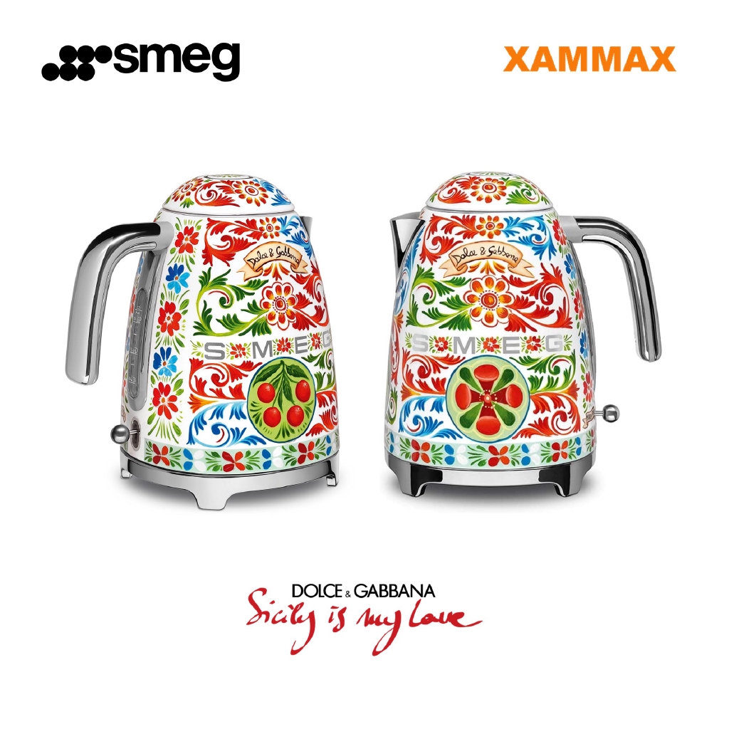 Smeg - Kettle KLF03DG - Dolce & Gabbana D&G - Mediterranean - Sicily Is My  Love - Electric Jug Tea Kettle | Shopee Malaysia