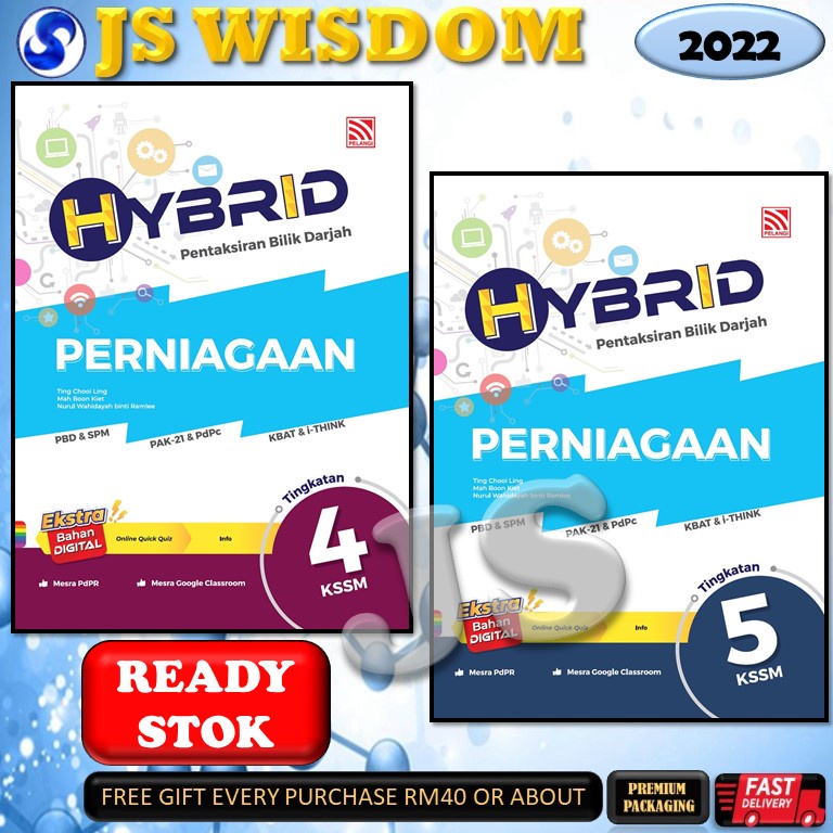 2022 Hybrid Pbd Perniagaan Tingkatan 4 Tingkatan 5 Kssm Pelangi Buku Latihan Spm Modul Spm Shopee Malaysia