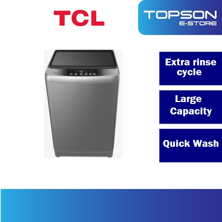 TCL 10KG Full Auto Washing Machine Top Load Automatic Washer Mesin