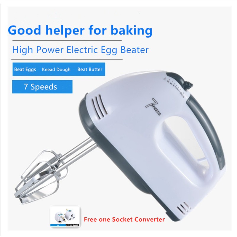 electronic hand mixer with long beaters
