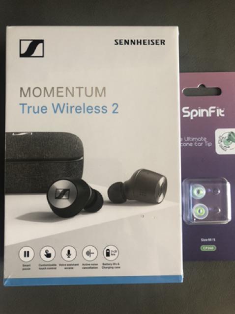 spinfit sennheiser momentum true wireless