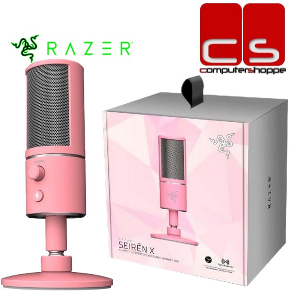 Razer Seiren X Quartz Pink Edition Gaming Microphone Shopee Malaysia