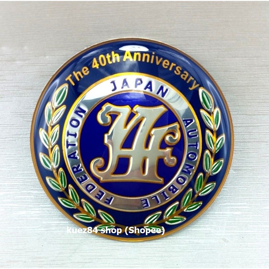 JAF 40 Anniversary Sticker Epoxy Japan Automobile Federation Shopee