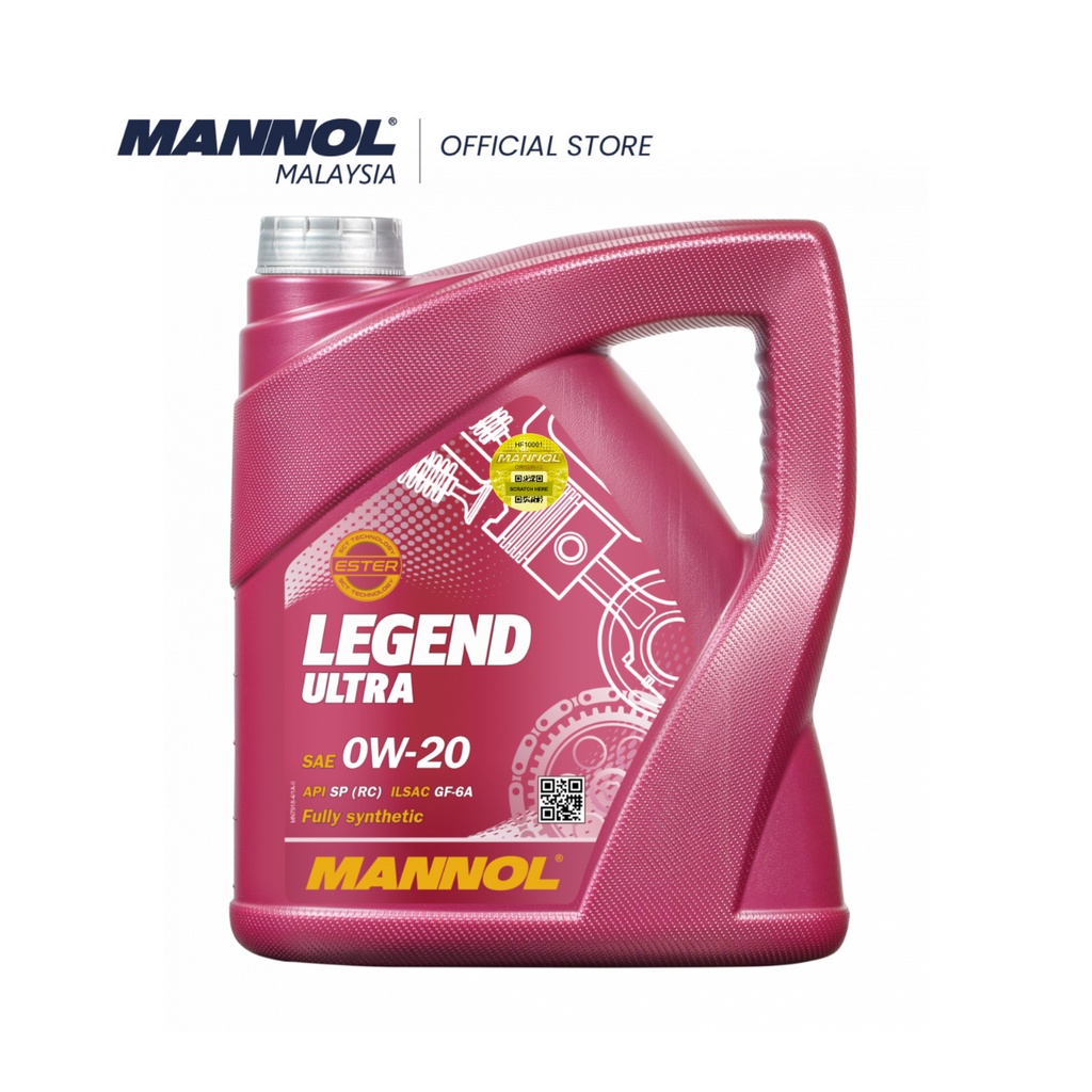 MANNOL MN7918 Legend Ultra 0W20 (4L) | Shopee Malaysia