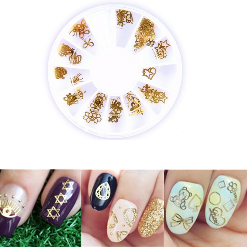 nail gold stickers