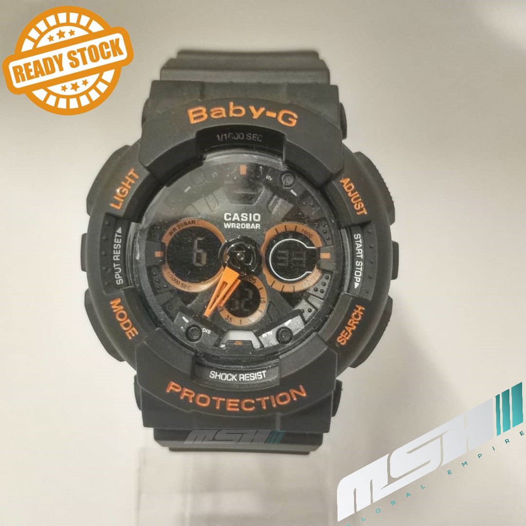 baby g orange watch