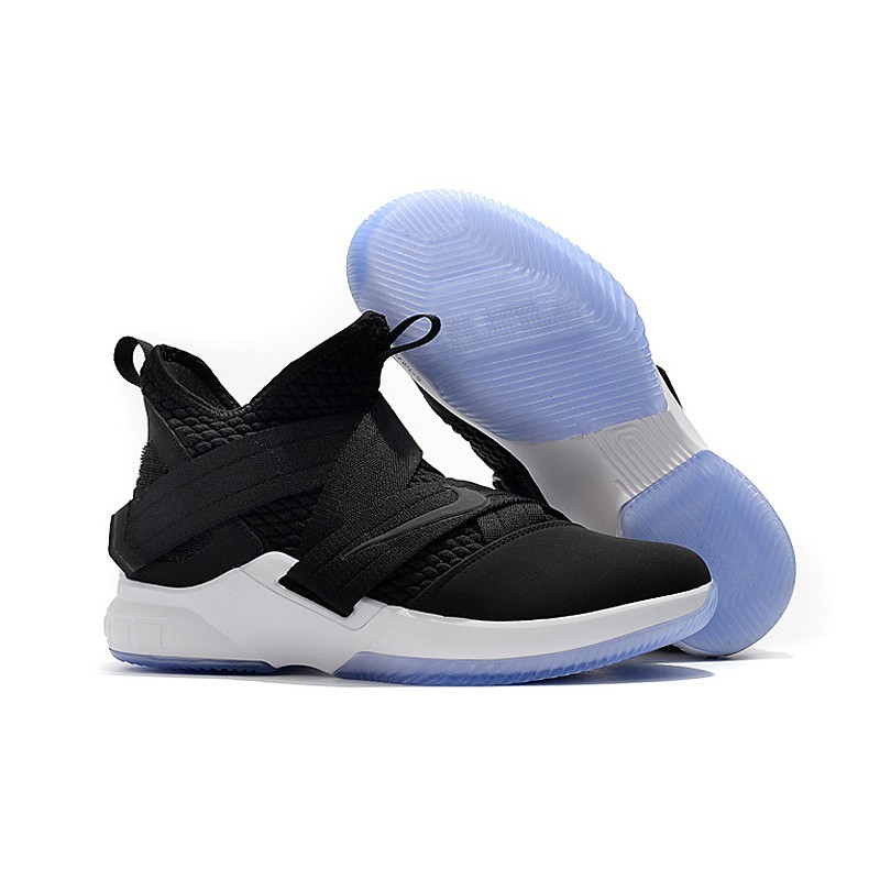 nike lebron soldier 12 black and white