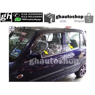 PERODUA KELISA sporty chrome gino style window trims set 