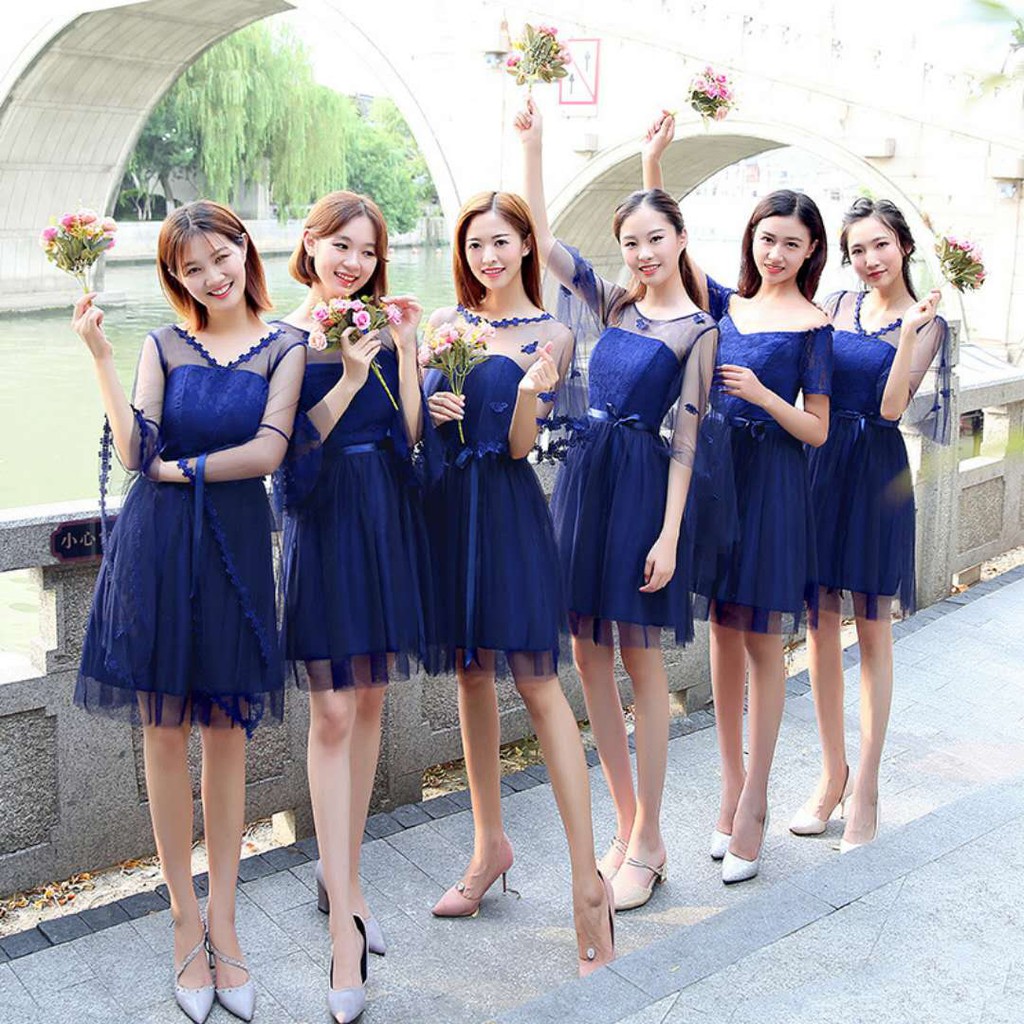 short dress bridesmaid