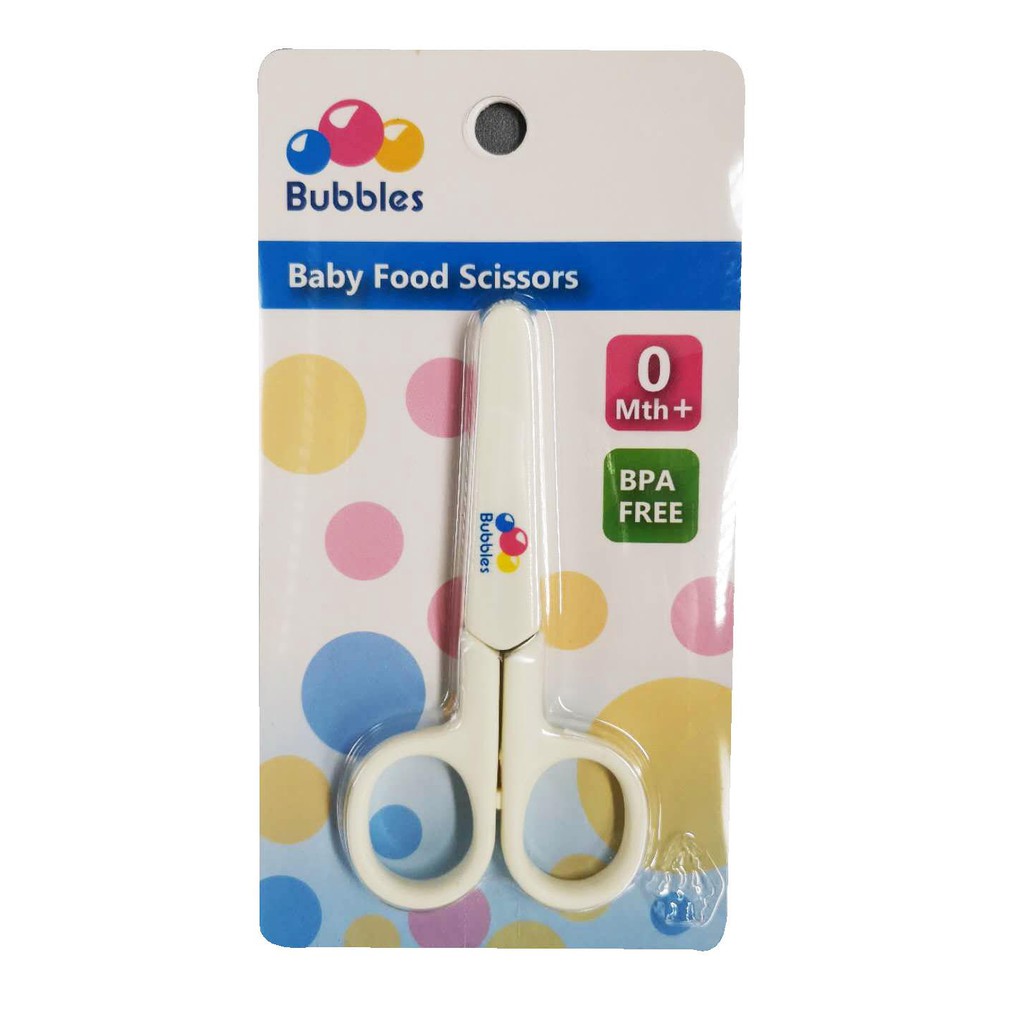 Baby Food Scissors - Bubbles