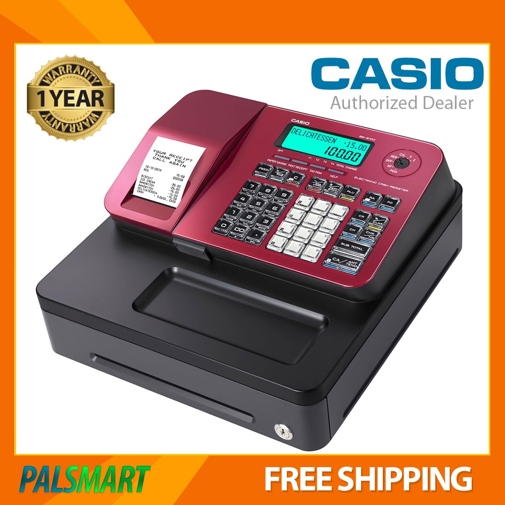 Casio Cash Register Machine Mesin Cashier Machine Electronic Cash